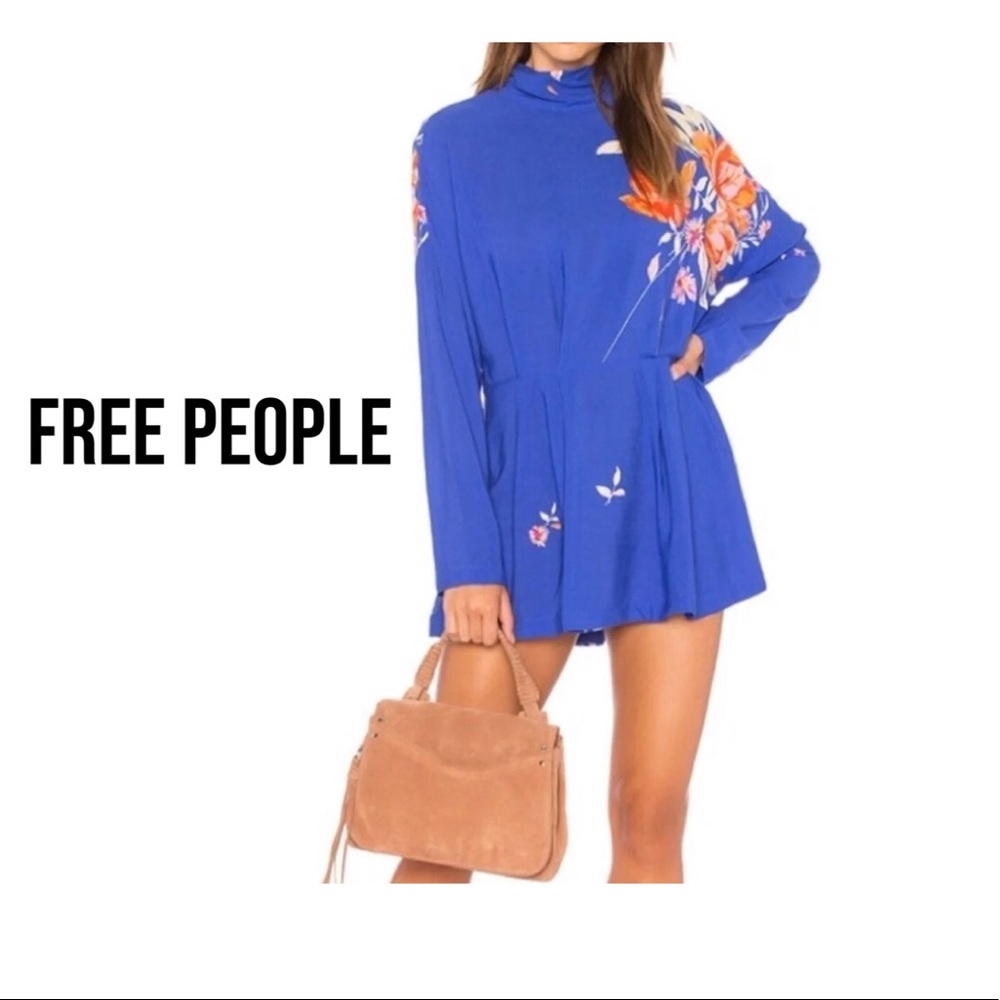 NWT FREE PEOPLE Gemma Long Sleeve Tunic Dress
